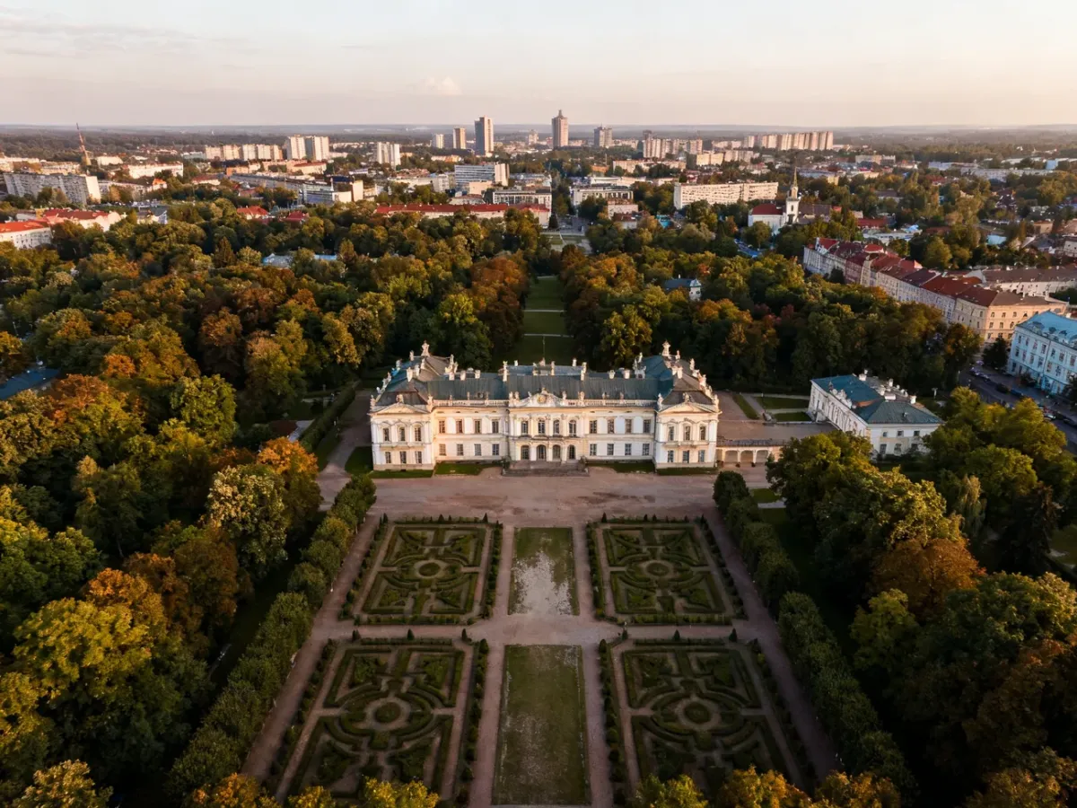 Pałac Branickich i zielone otoczenie Białegostoku